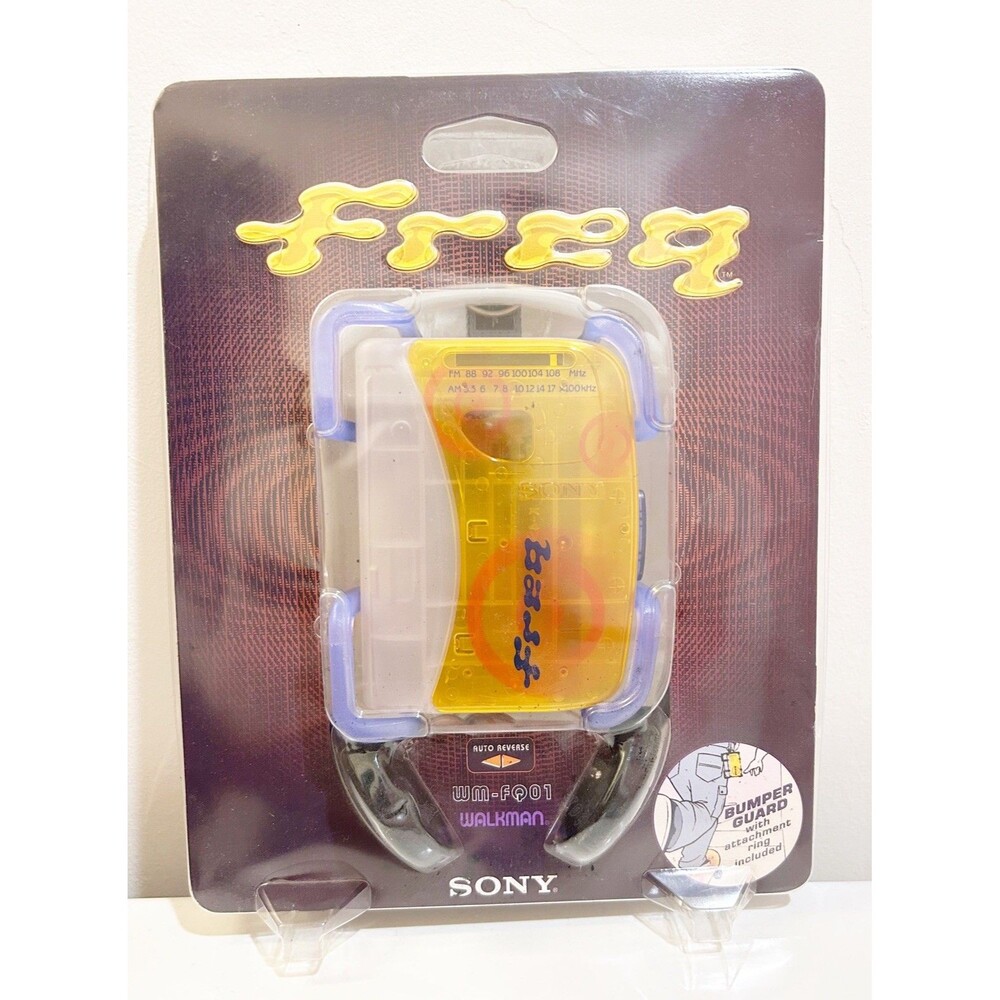 New Sealed Vintage Sony Freq WM-FQ01 Walkman AM/FM Radio Cassette Player Bumper